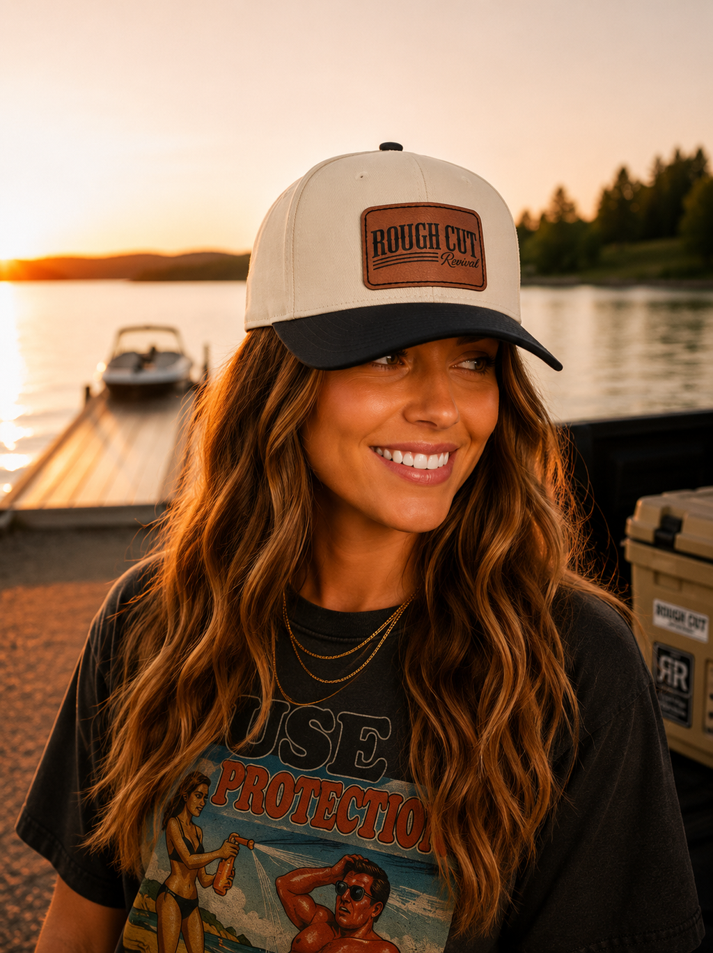 Leather Patch — Snapback