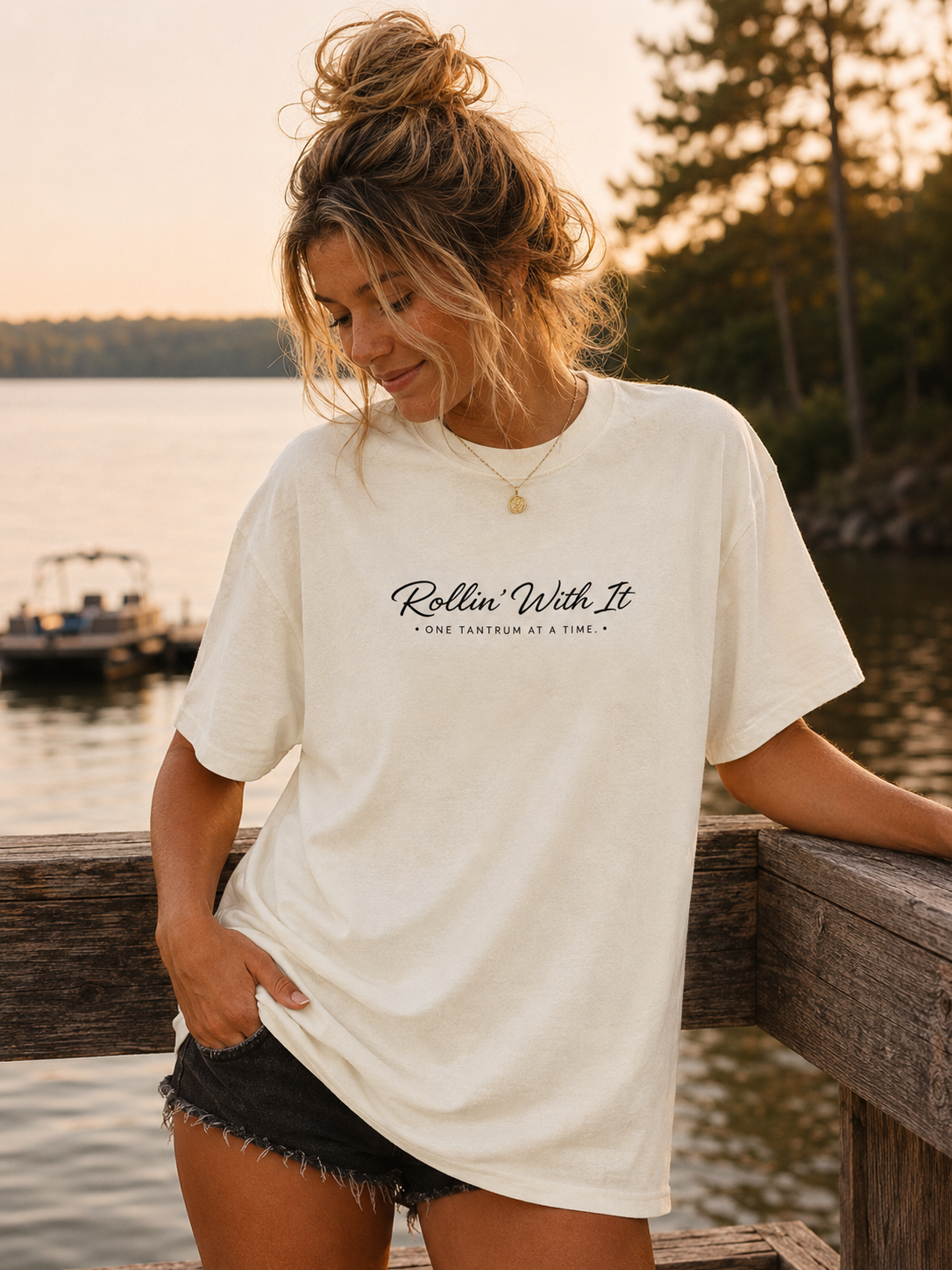 Girl Mom — Embracing Chaos T-Shirt