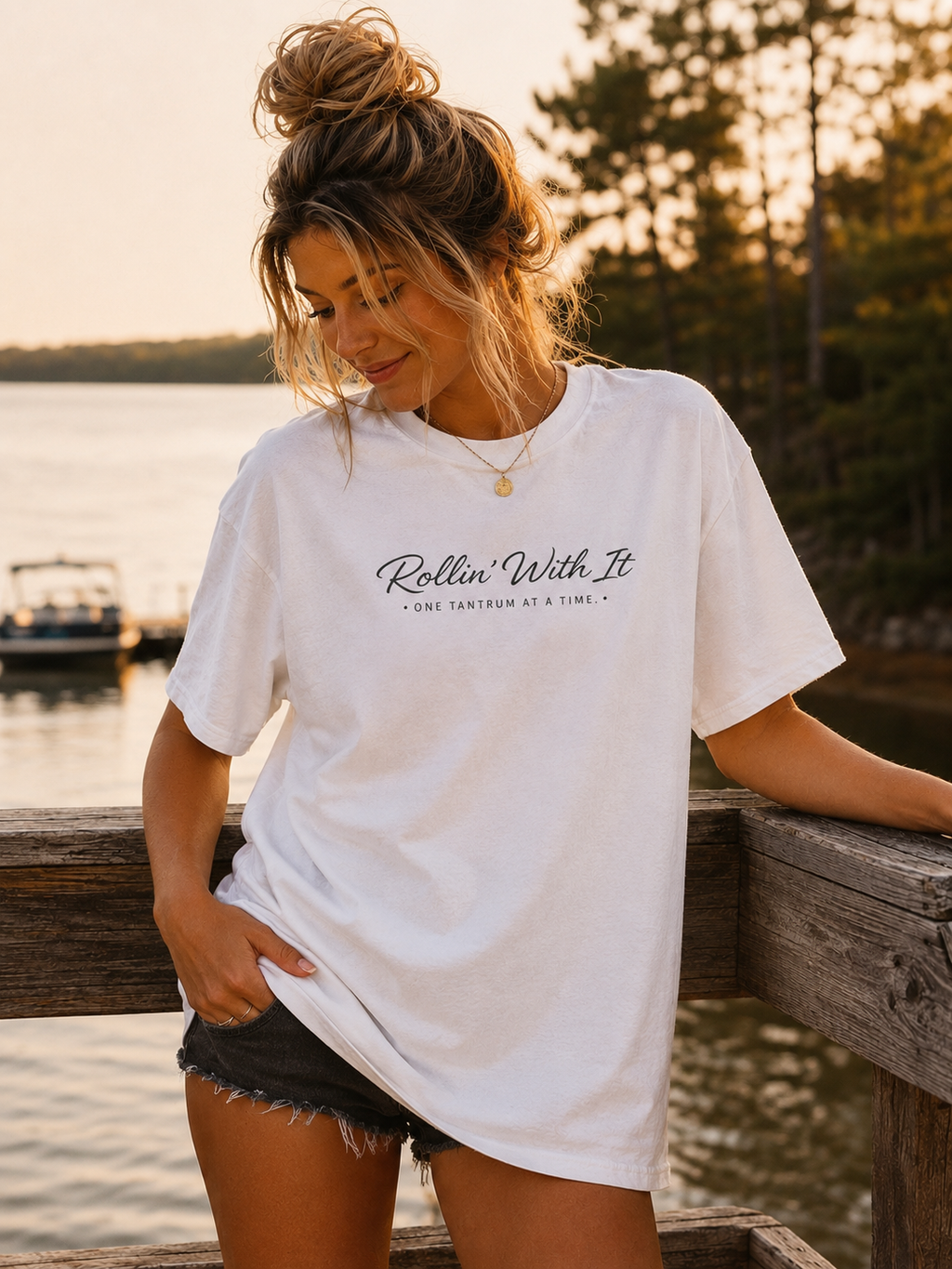 Boy Mom — Embracing Chaos T-Shirt