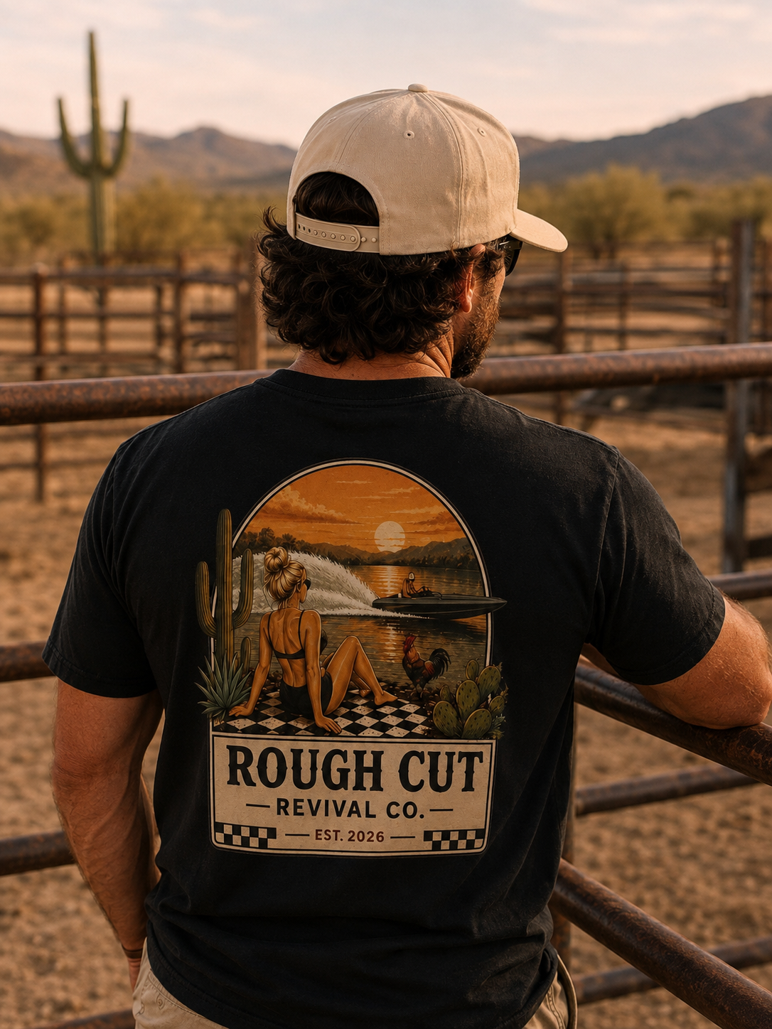 Rough Cut Rope Cap — Sunwashed Snapback