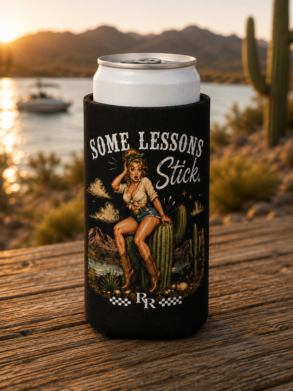 Some Lessons Stick — Koozie