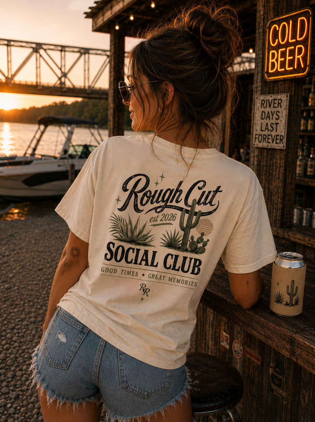 Rough Cut Social Club — Graphic T-Shirt